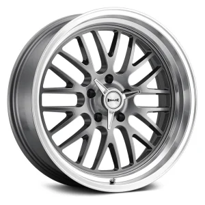 Ridler – 607 – Grey – 18″x8″ 0mm – Summer Wheels – 607-8865G